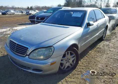 2003 Mercedes-Benz S 430 из США, поврежденный, VIN WDBNG70J33A351808